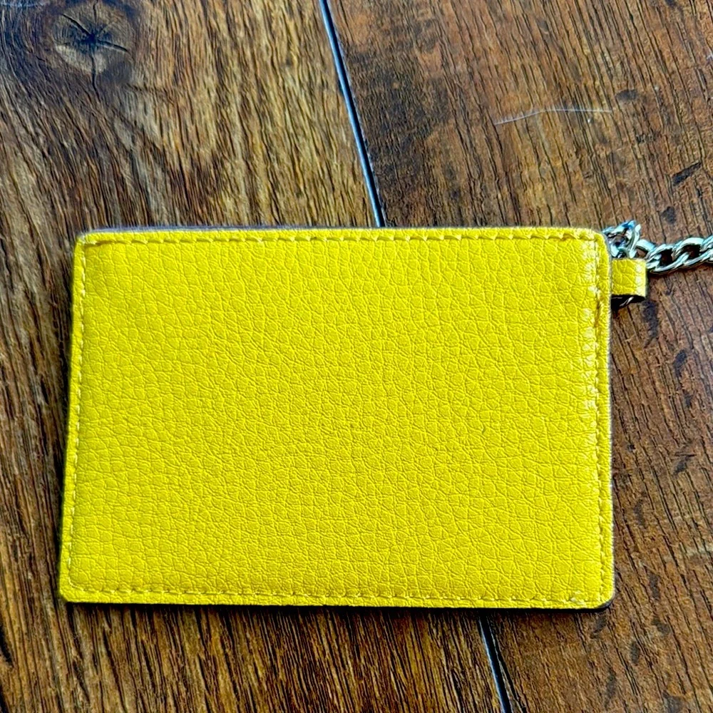 Anne Klein Yellow Key and Card Holder